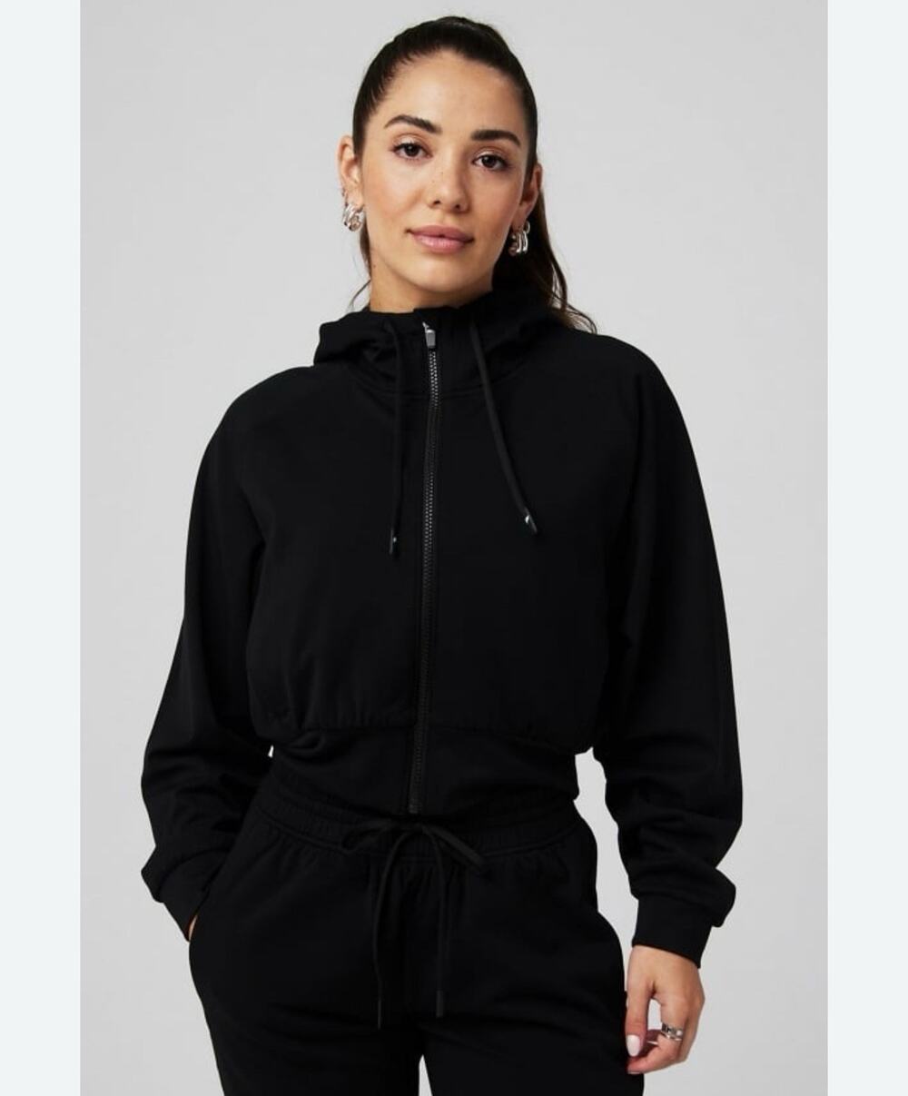 New Fabletics Cold Weather Full-Zip Cropped Hoodie Women’s Size XXL Athleisure